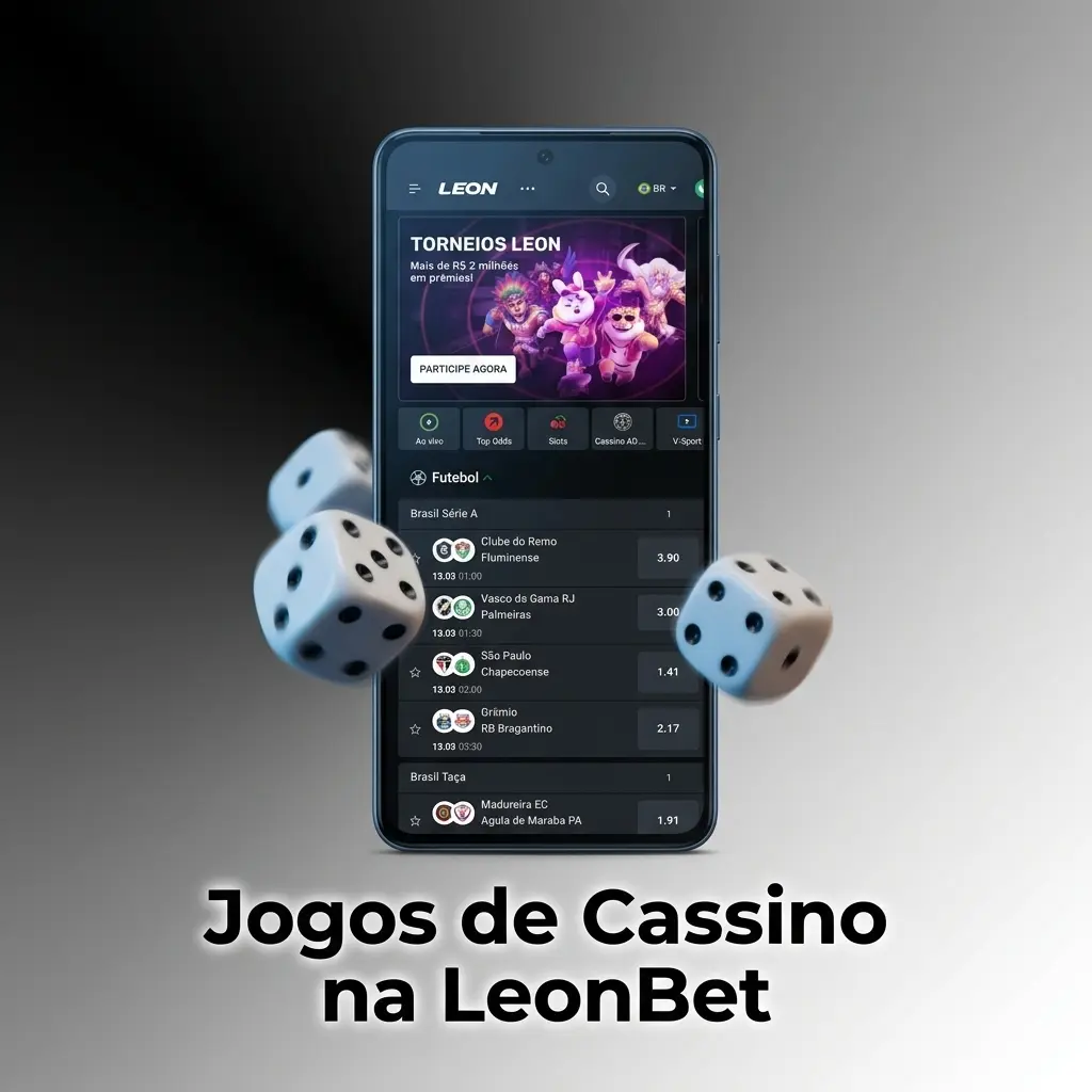 Jogos de cassino na LeonBet: slots, roleta, blackjack ao vivo e mais de 5.000 títulos disponíveis