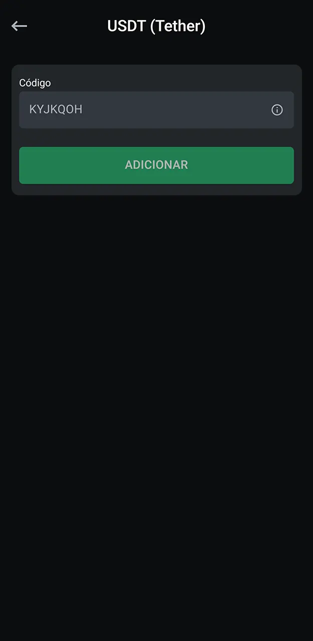 Insira uma combinação especial no campo indicado para validar o seu código promocional na LeonBet.