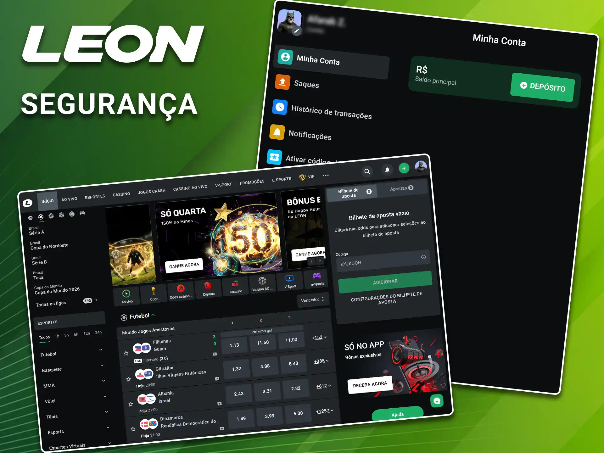 Descubra por que as pessoas escolhem a LeonBet, uma plataforma segura para apostas e jogos.